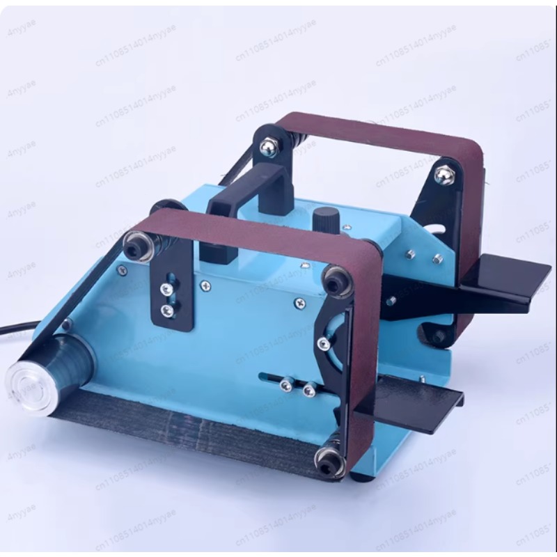 Belt Sander Portable - Neuer tragbarer multifunktionaler kleiner Tisch-Doppelwellen-Bandschleifer, tragbares