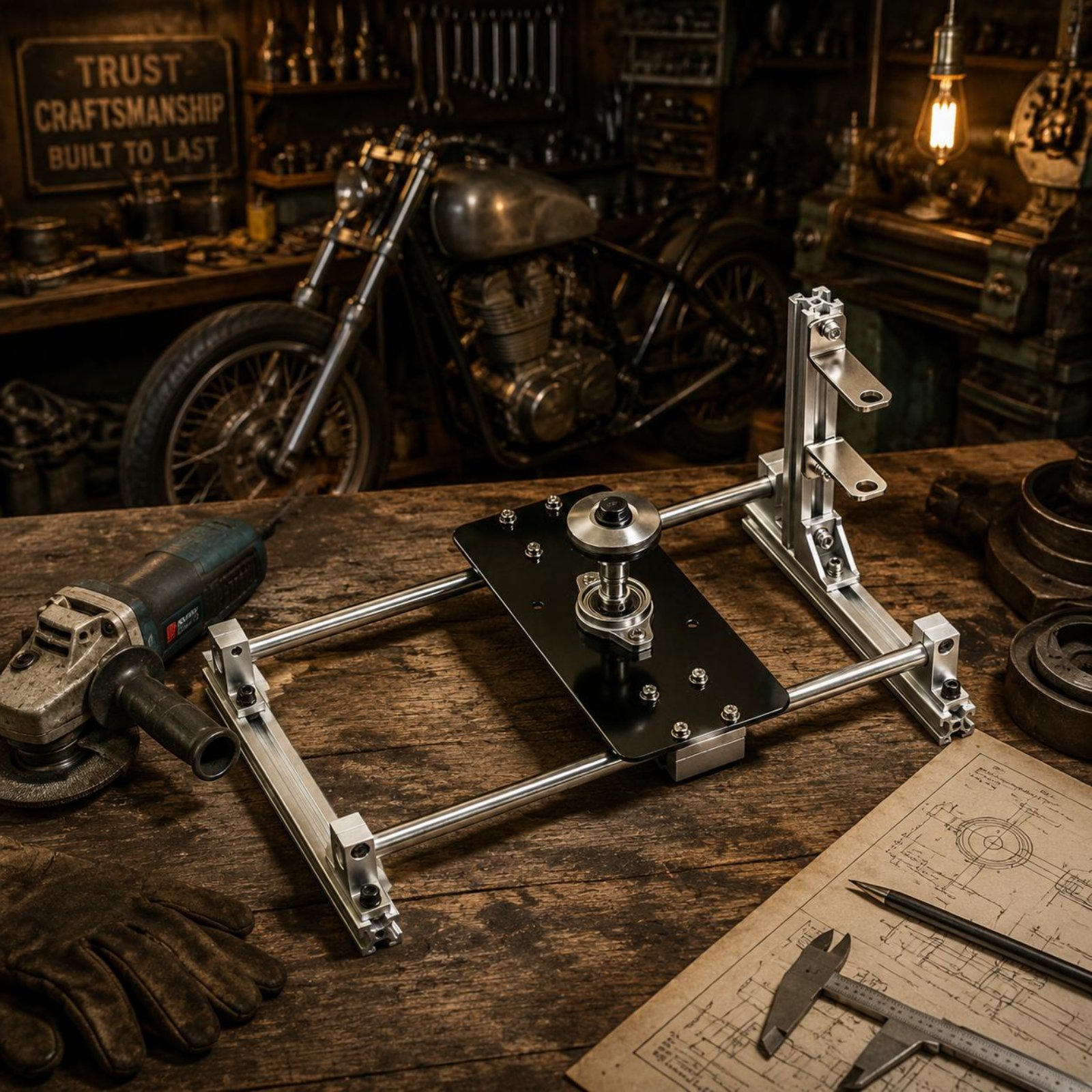Power Tools Grinder - Winkelschleifer-Klingenhalterung Verstellbare Sägeblatt-Schleifvorrichtung Winkelschleifer-Adapter Stabile Halterung