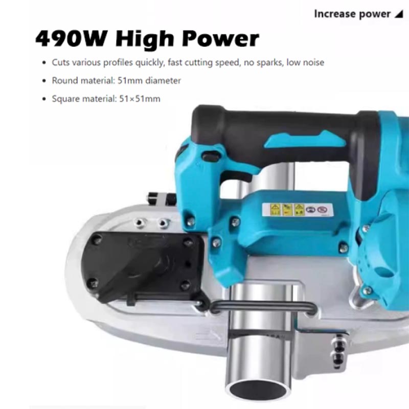 Power Tools Hand Held - 490W Tragbare Bürstenlose Bandsäge Kabellose Elektrosäge