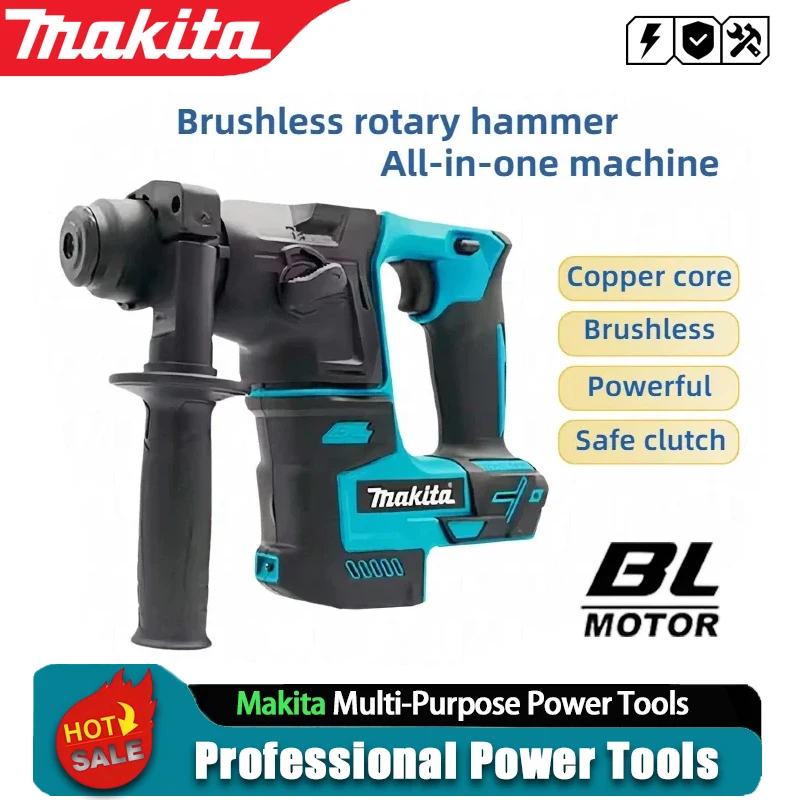 Power Tools Sheets - Makita Bürstenloser Akku-Bohrhammer 18V Lithium-Batterie Kabellose