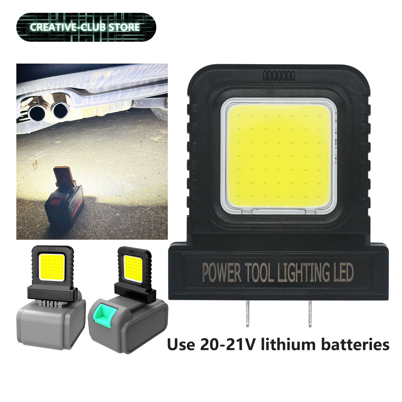 Power Tools In Construction - LED-Modul Campinglampe LED-Arbeitsleuchte für 20V-21V Power