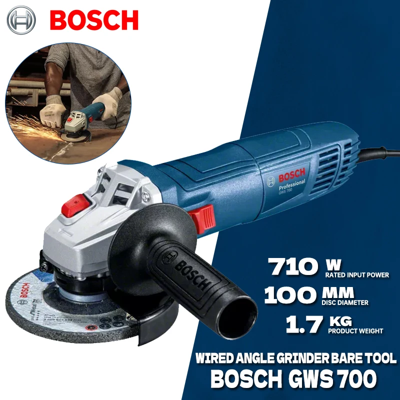 Power Tools Grinder - BOSCH GWS 700 Kabelgebundener Winkelschleifer, 220