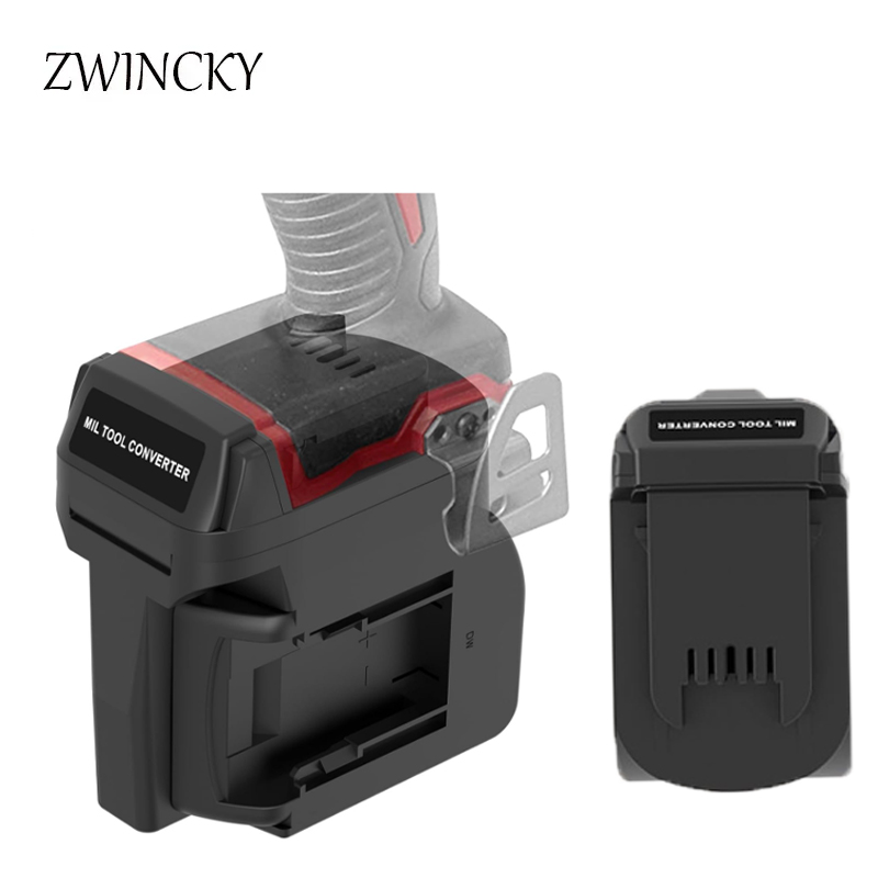 Power Tools Milwaukee - ZWINCKY Batterieadapter für Dewaltt 20V (2