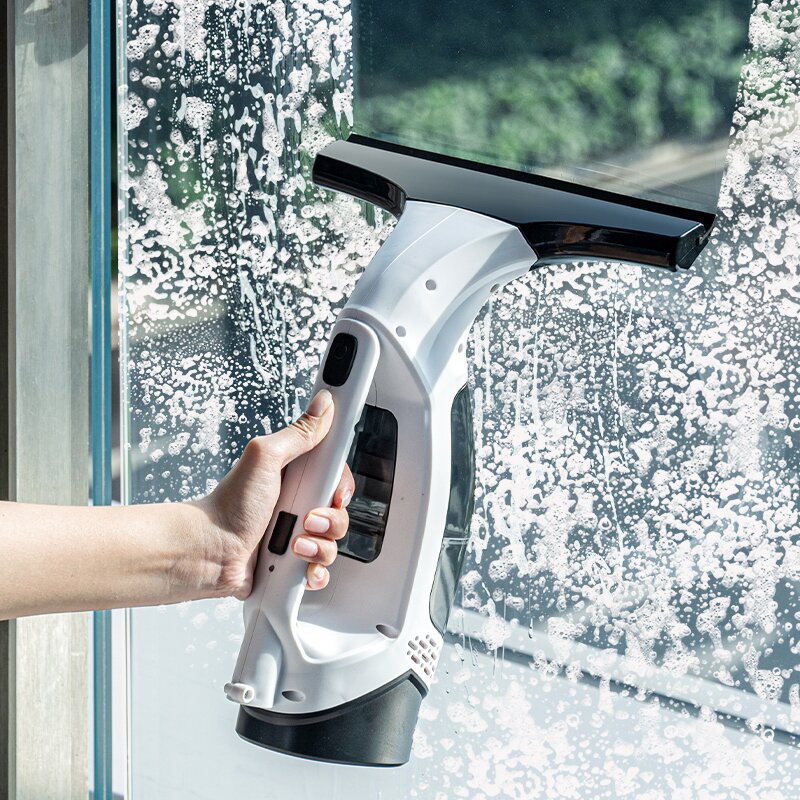 Kit Power Tools - 2000Pa Handgehaltener Fensterreiniger Kabelloser Elektrischer Glasreiniger