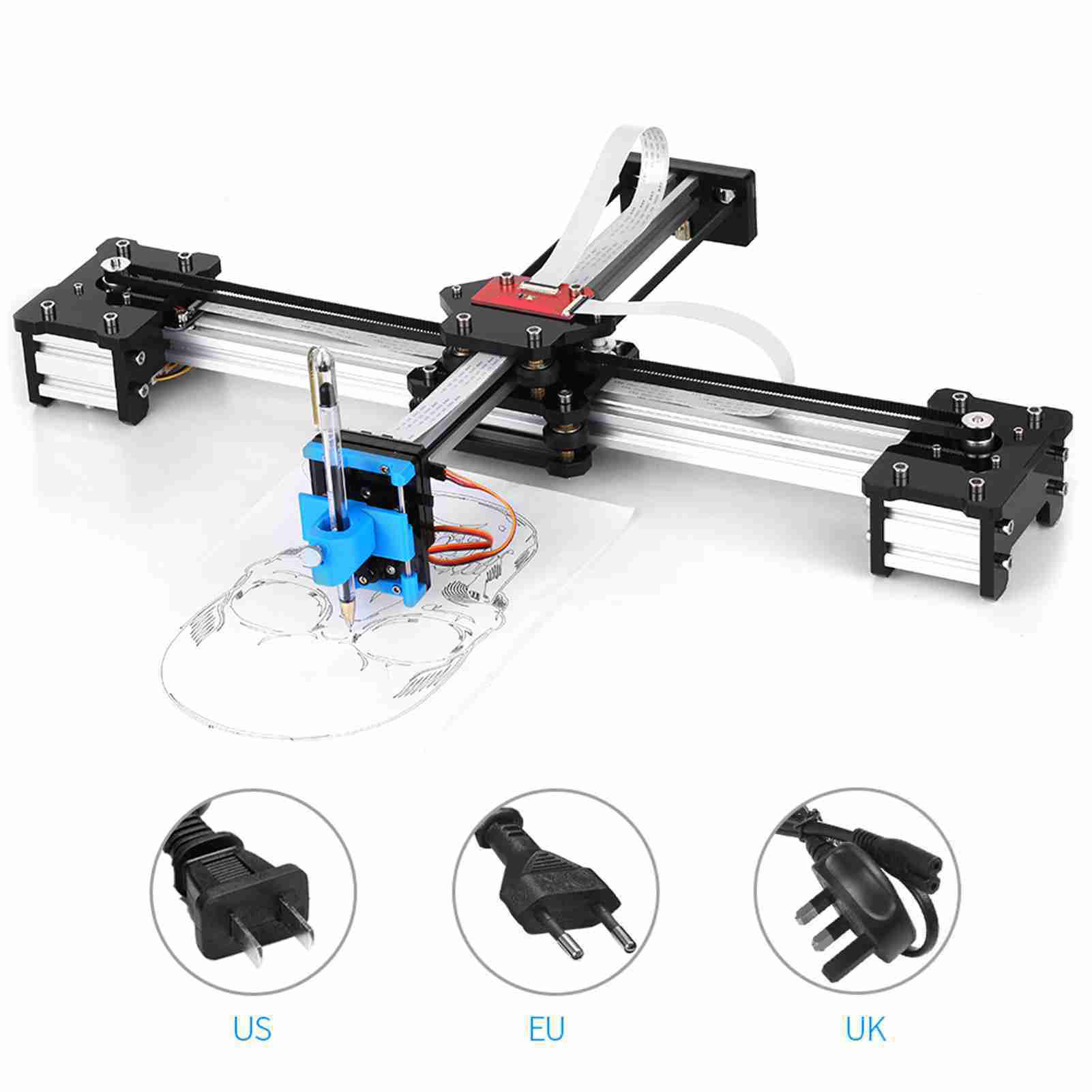 Power Tools Drawing - VG-X4 Desktop Zusammengebauter Plotter Stift DIY