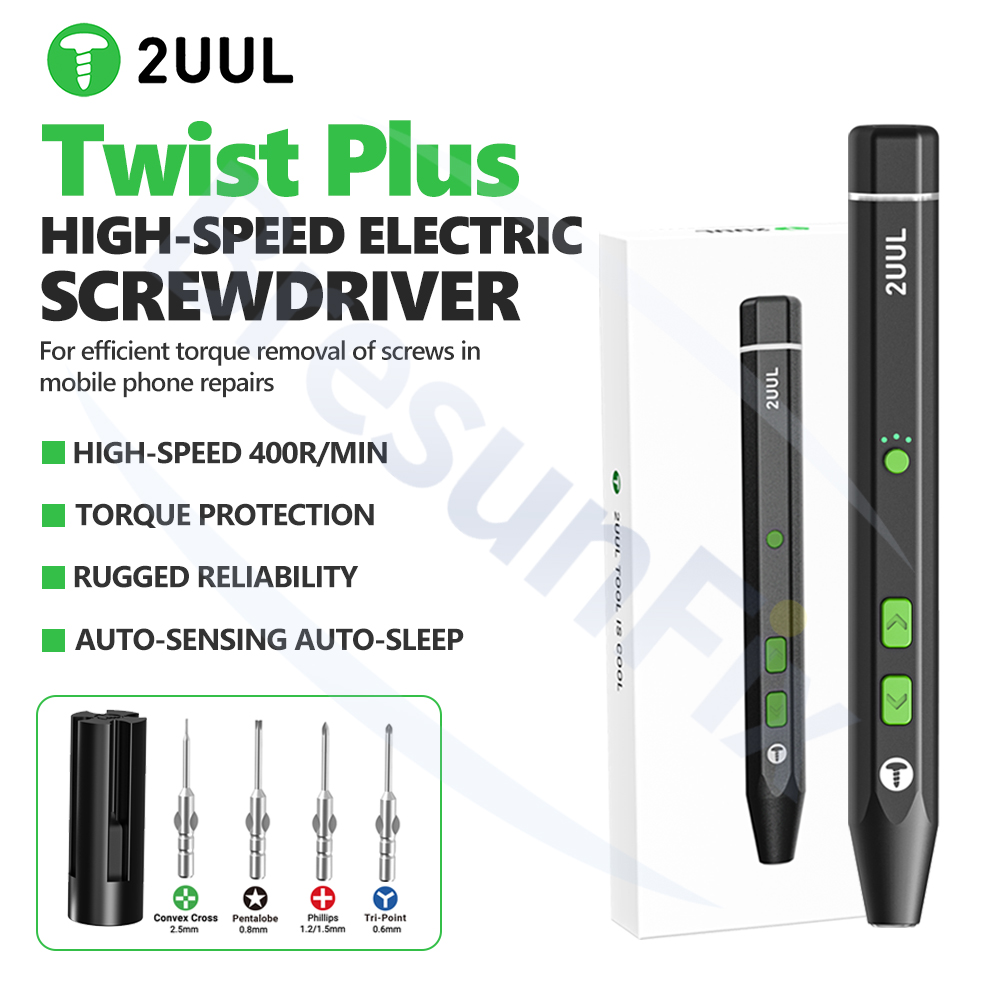Power Tools Plus - 2UUL Twist Plus Elektroschrauber, 400 U/min,