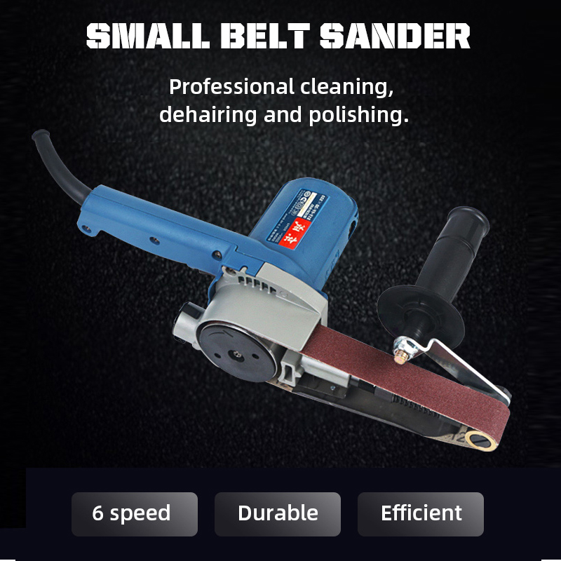 Belt Sander Portable - Hochleistungs-Polierschleifer, Holzbearbeitung, variable Geschwindigkeit, tragbare Bandschleifmaschine,