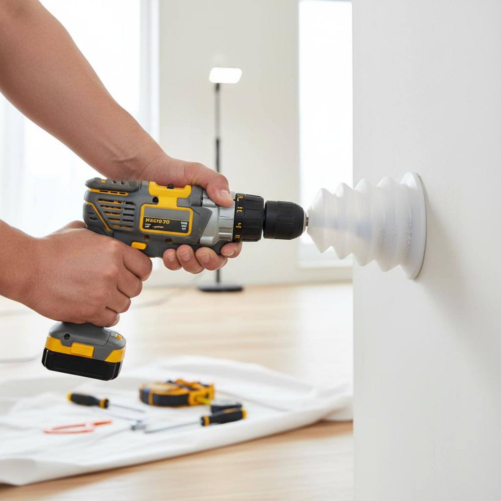 Power Tools Hammer - Bohrstaubsammelschale, einfach zu installieren, Staubschutz für