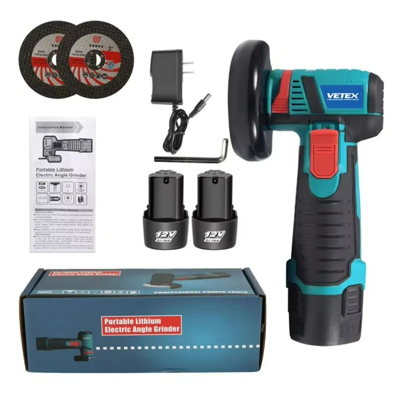 Power Tools Grinder - Haushalts-Elektrowerkzeuge, 12 V, Li-Ionen-Akku, 1500 mAh,