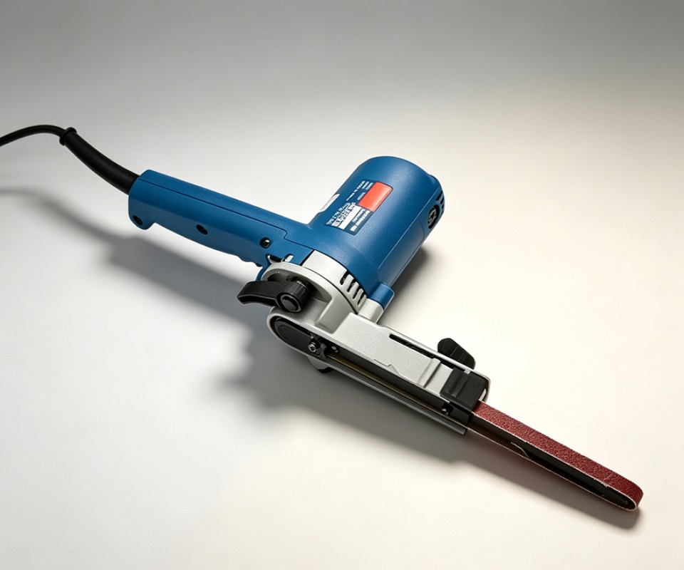 Belt Sander Portable - 9x533mm Mini-Bandschleifer DIY, 500W Variable Geschwindigkeit