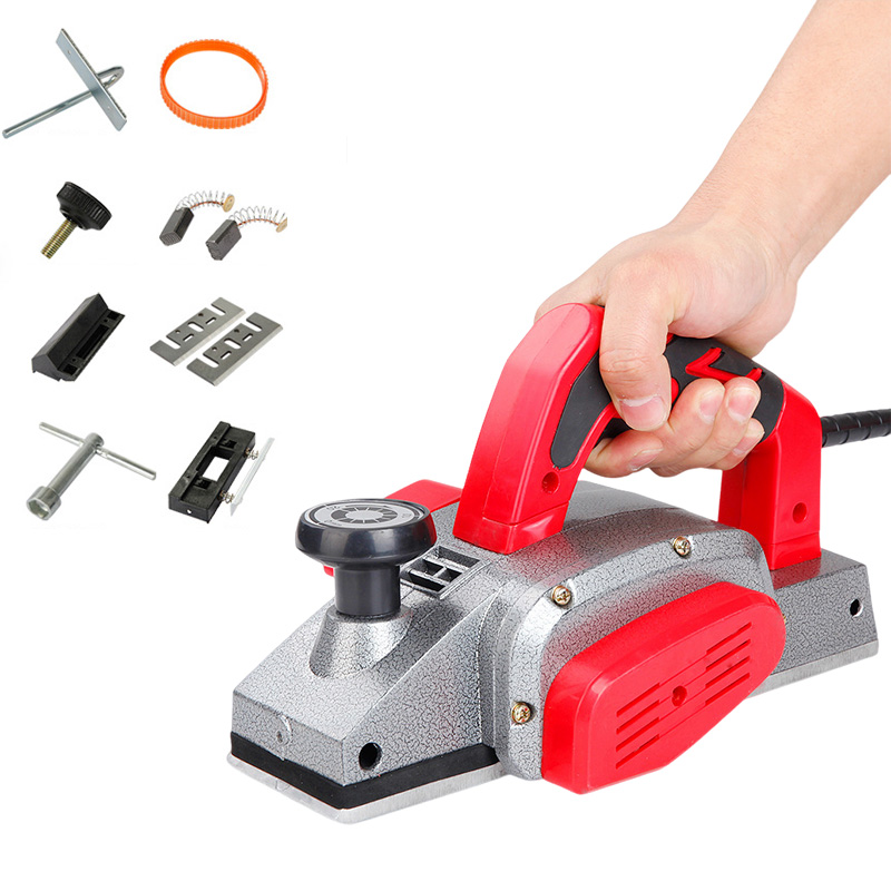 Planer Handheld Electric - Leistungsstarker elektrischer Hobel, handgeführter Kupferdraht-Holzhobel, Holzbearbeitungs-DIY-Elektrowerkzeuge