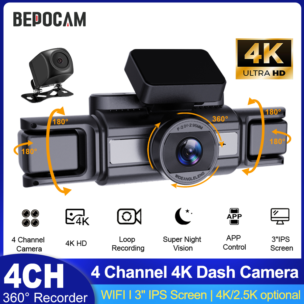 BEPOCAM 4CH 4K Dashcam für Aut – Power Tools China Bewertung und Preis