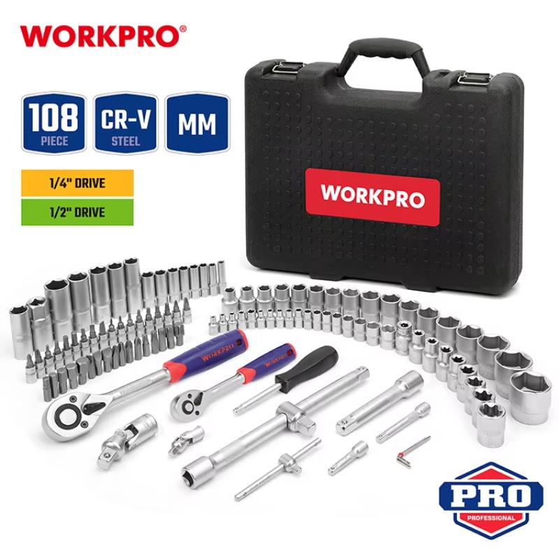 108-teiliges Professionelles M – Kit Power Tools Bewertung und Preis