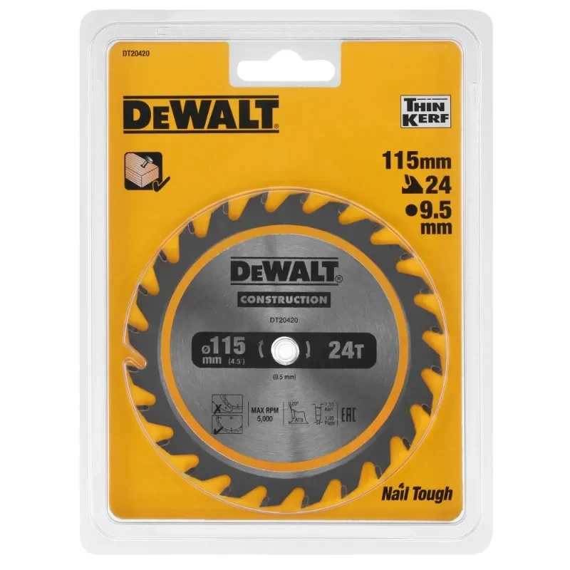 DEWALT DT20420 Bau-Kreissägebl – Power Tools In Construction Bewertung und Preis