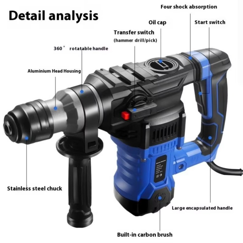1800W Elektrowerkzeug Bohrhamm – Power Tools Hammer Bewertung und Preis